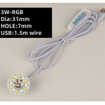 LED Board Manufacturer - OEM 31mm RGB 24keys Remote Control