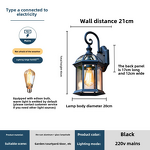 Wall Lamp Factory - OEM Solar Outdoor Waterproof Corridor Lamp