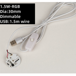 LED Board Manufacturer - OEM 31mm RGB 24keys Remote Control