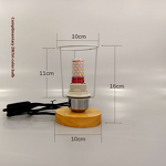 Table Lamp Kit Supplier - OEM Handmade Woven Solid Wood DIY