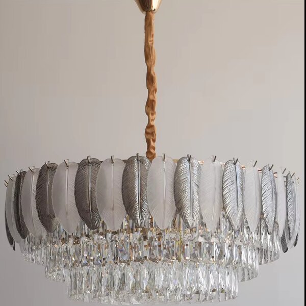 Glass Chandelier Supplier - OEM 2024 Romantic LED Pendant Light