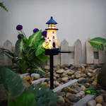 Solar Lawn Light Supplier - OEM Waterproof Creative Resin Ground