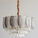 Glass Chandelier Supplier - OEM 2024 Romantic LED Pendant Light