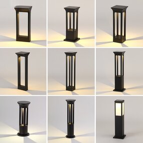 Solar Floor Lamp Manufacturer - OEM Modern Minimalist Aluminum Body