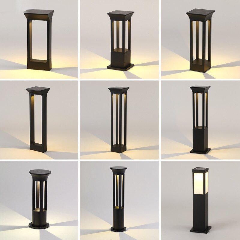 Solar Floor Lamp Manufacturer - OEM Modern Minimalist Aluminum Body