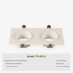 LED Lamp Cup Supplier - OEM SKD MR16 One Three Heads Iron