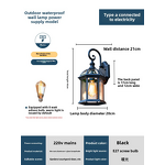 Solar Wall Lamp Factory - OEM Modern European Style Warm White