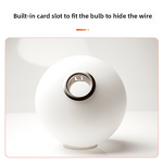 Pendant Lampshade Supplier - OEM White Jade Acid Washed Spherical