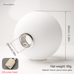 Pendant Lampshade Supplier - OEM White Jade Acid Washed Spherical