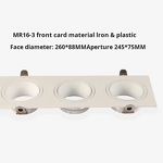 LED Lamp Cup Supplier - OEM SKD MR16 One Three Heads Iron