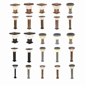 Solar Post Lamp Factory - OEM Pathway Courtyard Eco-Friendly