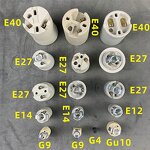 Ceramic Lamp Holder Supplier - OEM E40 E27 GU10 Ceramic Bases