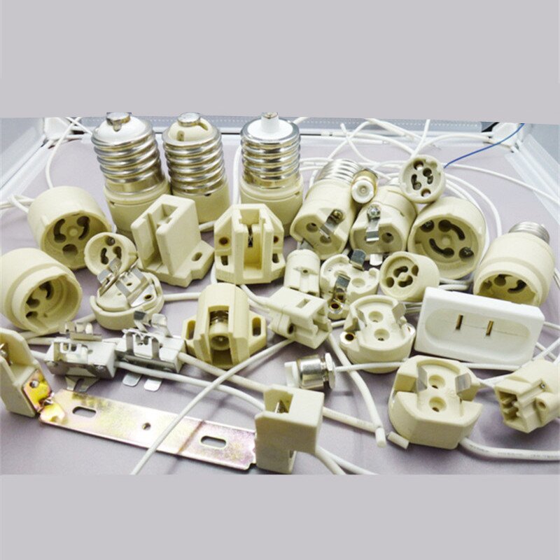 Ceramic Lamp Holder Supplier - OEM E40 E27 GU10 Ceramic Bases