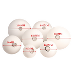 G9 Glass Lampshade Factory - OEM Modern Rustic Round White Frosted