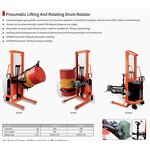 Drum Rotator Factory - OEM Explosion-Proof 55 Gallon Pneumatic