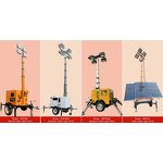Mobile Lighting Tower Manufacturer - OEM Solar LED Diesel Mast
