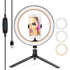 Selfie Fill Light Manufacturer - OEM 10 Inch Desk Lamp 3 Modes 10 Brightness