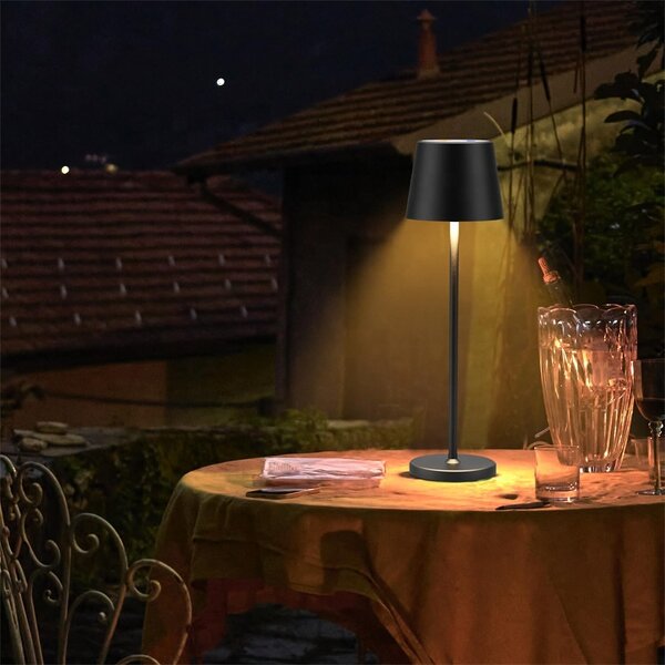 Aluminium Table Lamp Supplier - OEM 3W Luxury Warm Light RGB USB