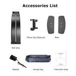 Folding Half Moon Ring Light Factory - OEM 3 Lighting Modes Stepless Dimmable