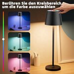 Aluminium Table Lamp Supplier - OEM 3W Luxury Warm Light RGB USB
