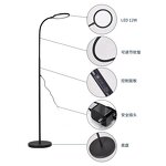 Metal LED Floor Lamp Factory - OEM Black Touch Sensor Flexible Arm