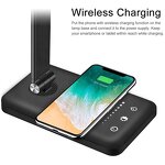 Wireless Charging Desk Lamp Supplier - OEM 5 Color Modes 5 Brightness