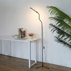 Flexible Gooseneck Floor Lamp Factory - OEM Simple Design 3 Color Changing