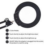 Magnifying glass lamp