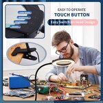 Magnifier Loupe Lamp Factory - OEM Flexible Arm Touch Control USB
