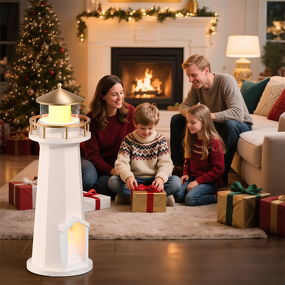 Lighthouse Table Lamp Supplier - OEM Bedroom Creative Rechargeable 8 Color