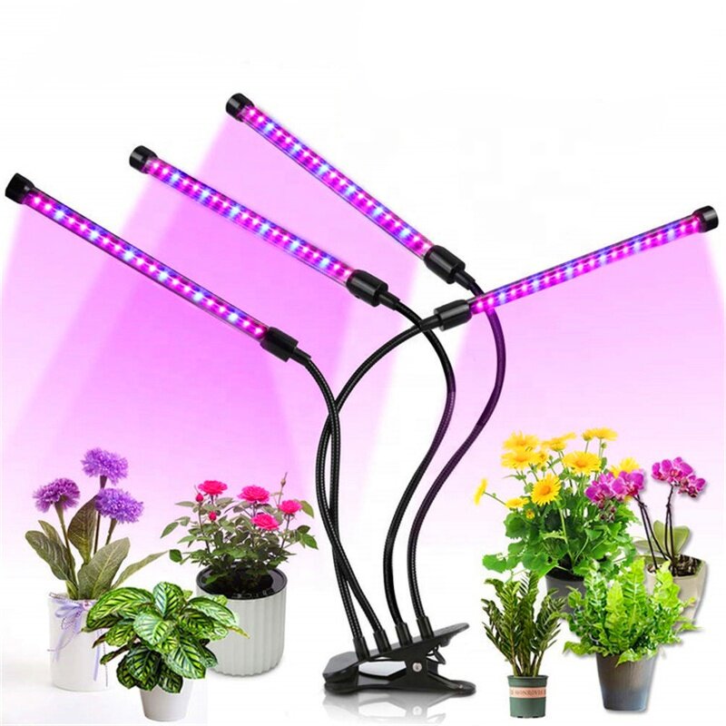 LED Plant Growth Light Factory - OEM Four Tubes Timing Clip Dimmable