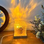 Square Dynamic Water Ripple Lamp Manufacturer - OEM Stylish Color Changing Night Light
