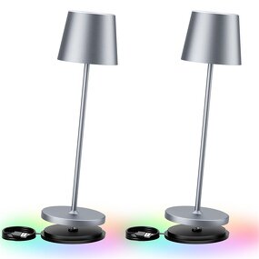 Luxury Table Lamp Manufacturer - OEM Modern Aluminium USB Rechargeable