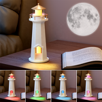Lighthouse Table Lamp Supplier - OEM Bedroom Creative Rechargeable 8 Color