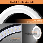 Ring Light Supplier - OEM Fashion 10 Inch 12W 3 Lighting Modes