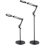 Magnifying Glass Floor Lamp Supplier - OEM 3-IN-1 Touch Dimmable