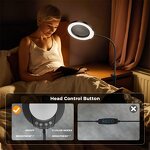 Magnifying Glass Desk Lamp Factory - OEM Clamp Flexible Arm 5 Modes