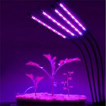 LED Plant Growth Light Factory - OEM Four Tubes Timing Clip Dimmable