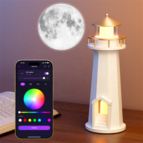 Moon Projector Night Light Factory - OEM Bedroom APP Control Rechargeable