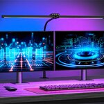 RGB Desk Lamp Factory - OEM Remote Control 5 Modes Double Head