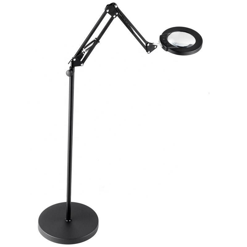 Magnifying Glass Floor Lamp Supplier - OEM 3-IN-1 Touch Dimmable