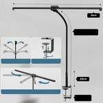 RGB Desk Lamp Factory - OEM Remote Control 5 Modes Double Head