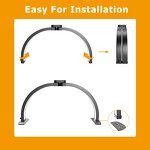 Half Moon Nail Lamp Supplier - OEM Arch Led with Phone Holder