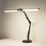 Dual Light Desk Lamp Factory - OEM Wholesales Foldable Metal Swing Arm