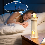 Lighthouse Table Lamp Supplier - OEM Bedroom Creative Rechargeable 8 Color
