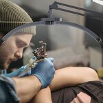 Beauty Desk Lamp Factory - OEM Modern Half Moon Metal Swing Arm