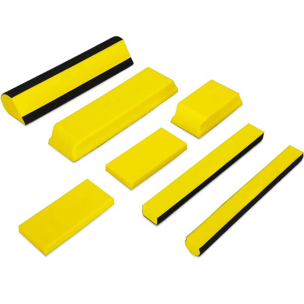 Hand Sanding Block Supplier - OEM 7PCS Polyurethane Material Long Block