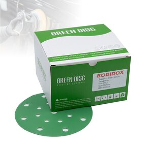 Aluminum Oxide Sandpaper Supplier - OEM 320# 125 mm Green High-Efficiency