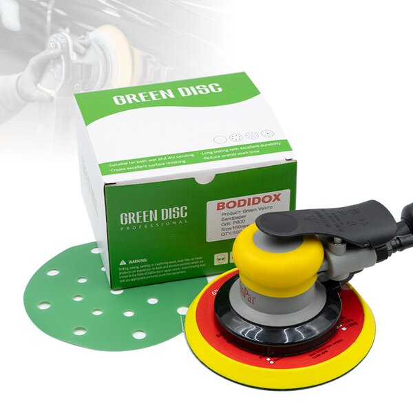 Auto Body Sanding Paper Manufacturer - OEM 150# 125 mm 5 Inch Aluminum