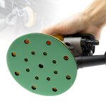 Aluminum Oxide Sandpaper Supplier - OEM 320# 125 mm Green High-Efficiency